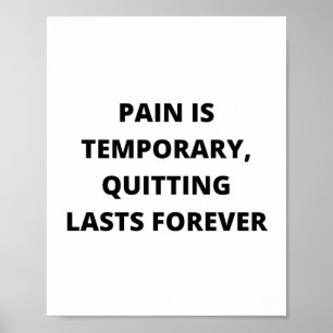Poster A dor é temporária, sair para sempre