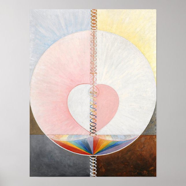Poster A Dove, nº 1, Hilma af Klint (Frente)