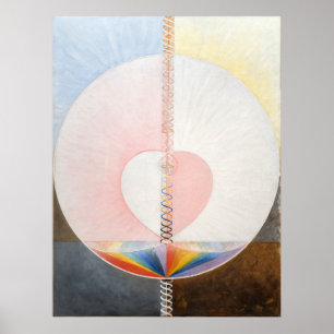 Poster A Dove, nº 1, Hilma af Klint, Heart