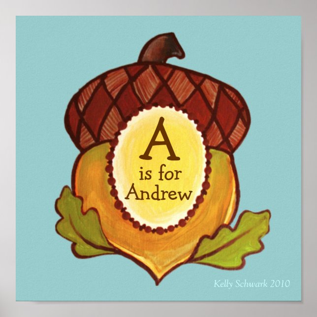 Póster A é para a Canvas Acorn (Mighty Oak em Andamento) (Frente)