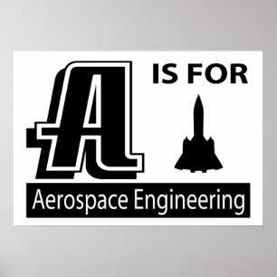 Póster A é para a engenharia aeroespacial