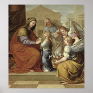 Póster A educação do Virgin, 1658