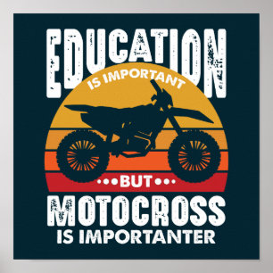 Poster A Educação É Importante, Mas Mais Importante
