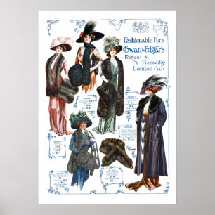 Póster #A elegante das peles da cisne & do Edgar