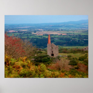 Póster A elevação no amarra Bodmin amarra Cornualha