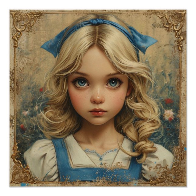 Póster A Encantadora Excentricidade de Alice: Fantasia de (Frente)