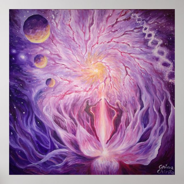 Póster A energia da vida no universo (Frente)