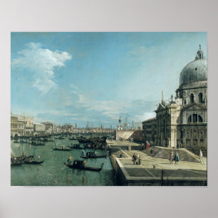 Póster A entrada ao canal grande