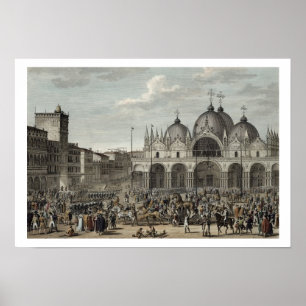 Póster A entrada do francês em Veneza e no roubo