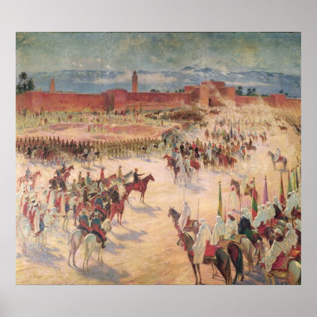 Poster A entrada do General Lyautey & General Mangin (Frente)