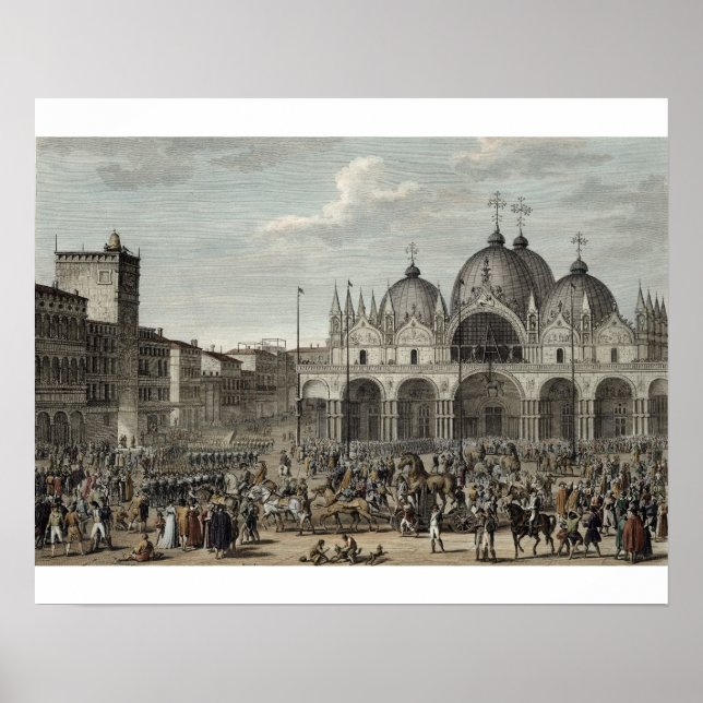 Poster A entrada dos franceses em Veneza e o roubo (Frente)