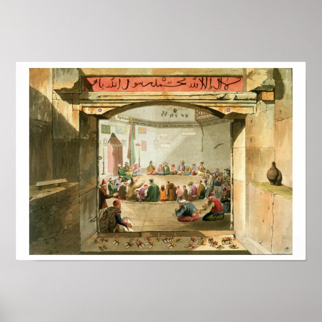 Póster A entrada para a torre dos ventos, Atenas, para (Frente)