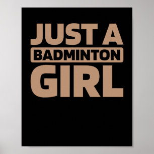 Poster A Equipe Racket Racquet Court Apenas Um Badminton