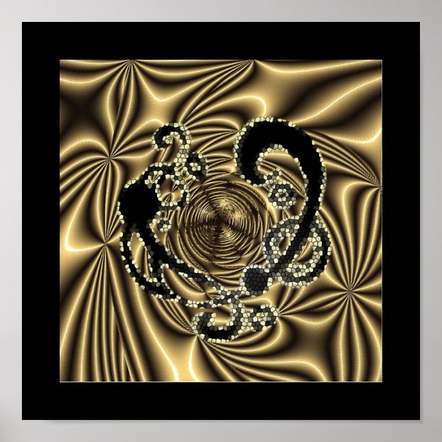 Poster "A era do Ouro"* (Frente)