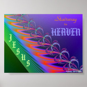 Póster A escadaria ao céu é Jesus Cristo