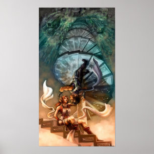 Poster A escadaria espiral