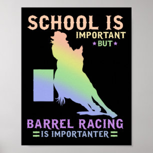 Poster A Escola É Importante, Mas A Corrida Rrel É Import