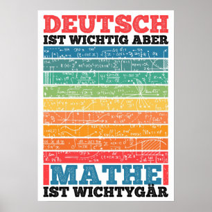 Poster A Escola É Importante Mas a Matemática É Mais Impo