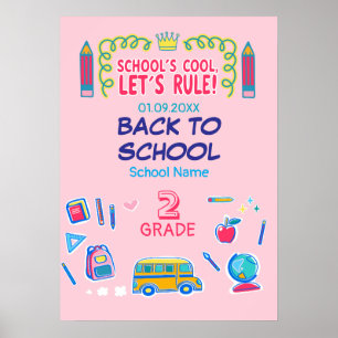 Poster A escola é legal, vamos dominar a segunda série de