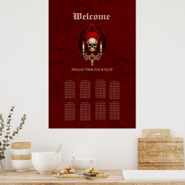 Poster A escura elegância do estilo gótico.