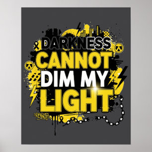 Poster A Escuridão Não Pode Diminuir Minha Luz