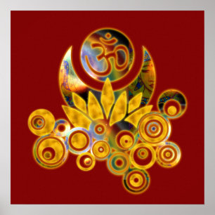 Póster A_escuro, Om Lotus