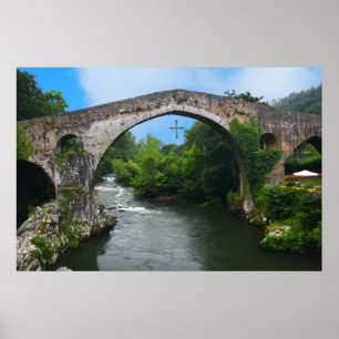 Poster A Espanha Real - Puente romano de Cangas de Onís