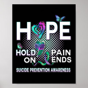 Poster A Esperança De Sensibilização Para O Suicídio Espe