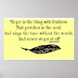 Poster a esperança é...