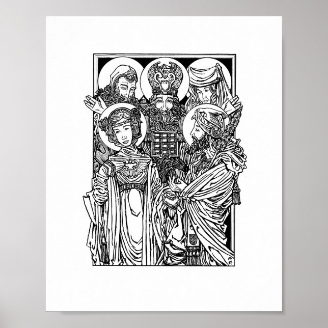 Póster A Espousada da Virgem (Frente)