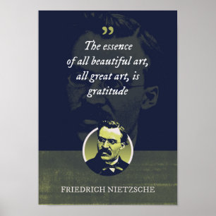 Poster A essência de toda a bela arte, toda a arte excele