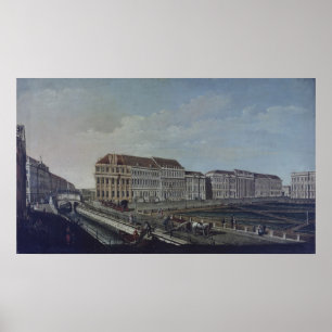 Póster A estação de correios em Potsdam, 1784