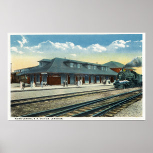 Poster A Estação Ferroviária Maine Central