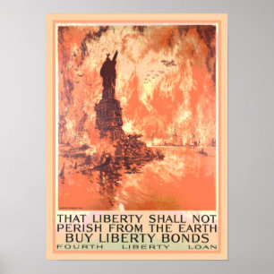 Póster A estátua da liberdade de New York não perecerá
