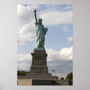 Póster A Estátua da Liberdade na Ilha da Liberdade em Nov
