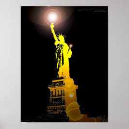 Póster A Estátua da Liberdade, Nova Iorque, EUA