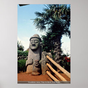 Poster A estátua de primeira geração, Cheju-faz ilha,