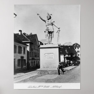 Póster A estátua de William diz, c.1860-90