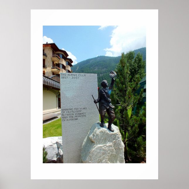 Póster A estátua do Clube Alpino (Frente)