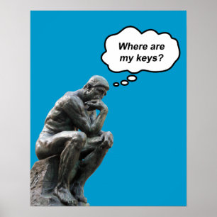 Poster A estátua mais engraçada do Rodin - Onde estão as 