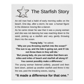 Póster A Estória de Starfish, Poema de Starfish.