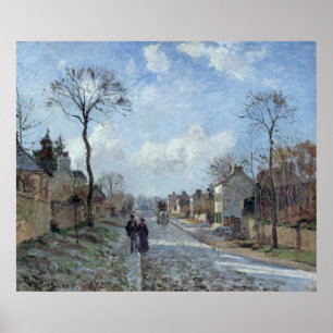 Poster A estrada a Louveciennes, 1872