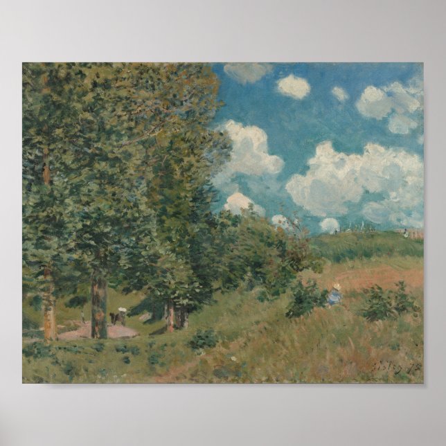 Poster A estrada de Versalhes para a Santo-Germain (1875) (Frente)