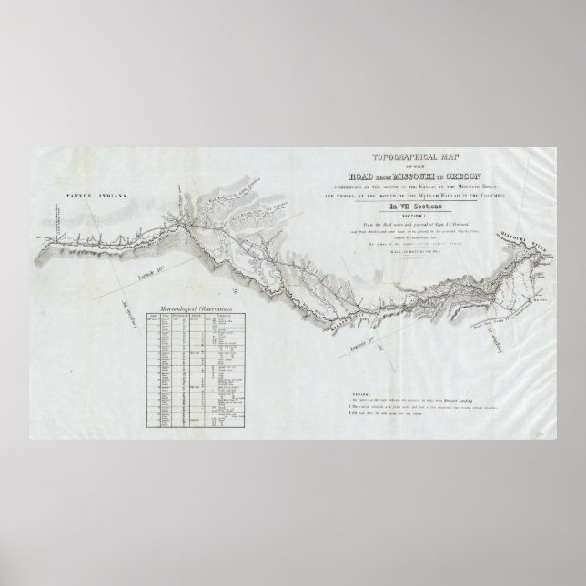 Poster A estrada do Missouri para o Oregon 4 (Frente)