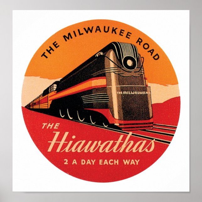 Póster A estrada Hiawathas Milwaukee (Frente)