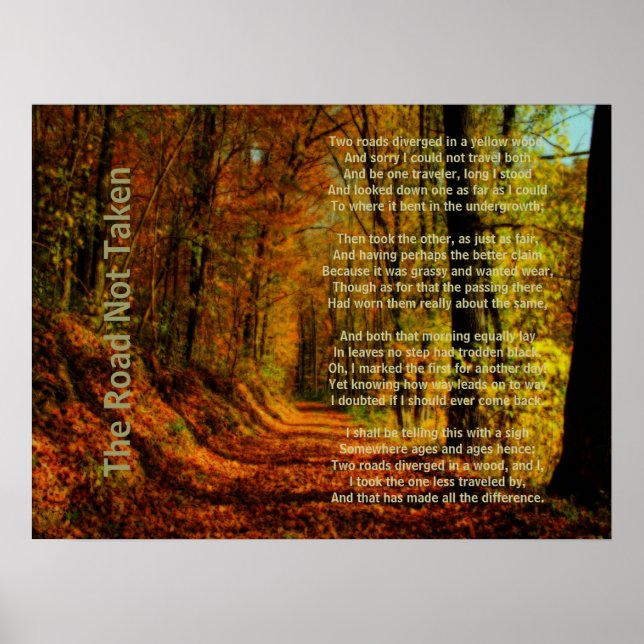 Póster A Estrada Não Tomada (Frente)