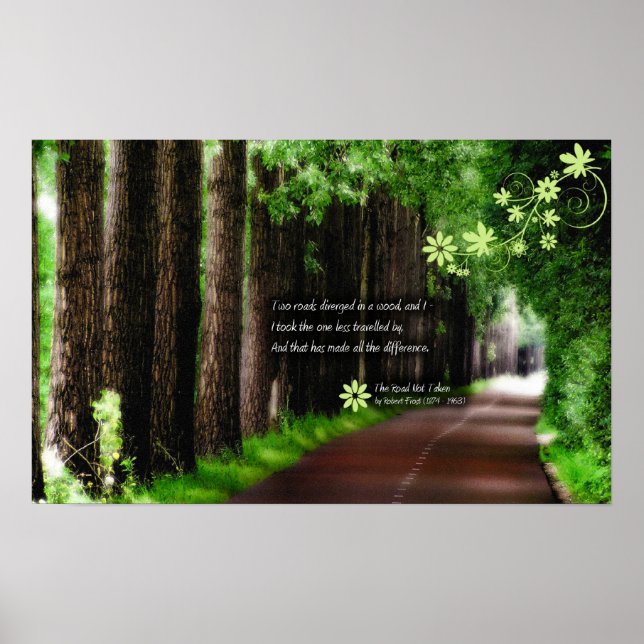 Póster A Estrada Não Viajada (Frente)