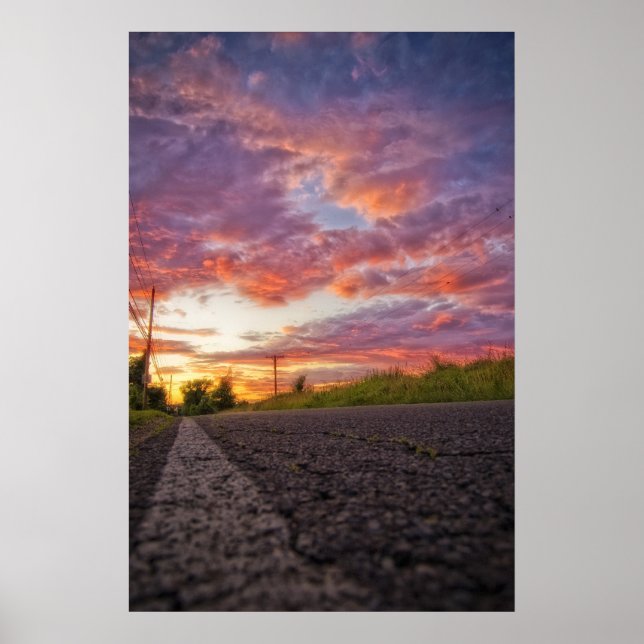 Poster A Estrada Vai Em Roever (Frente)