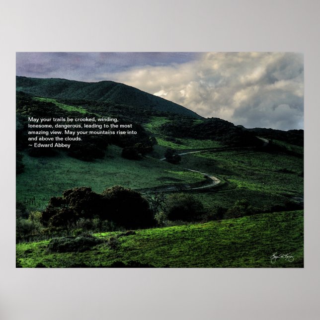 Póster A Estrada Winding (Frente)