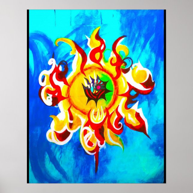 Poster A Estrela Ardente (Frente)